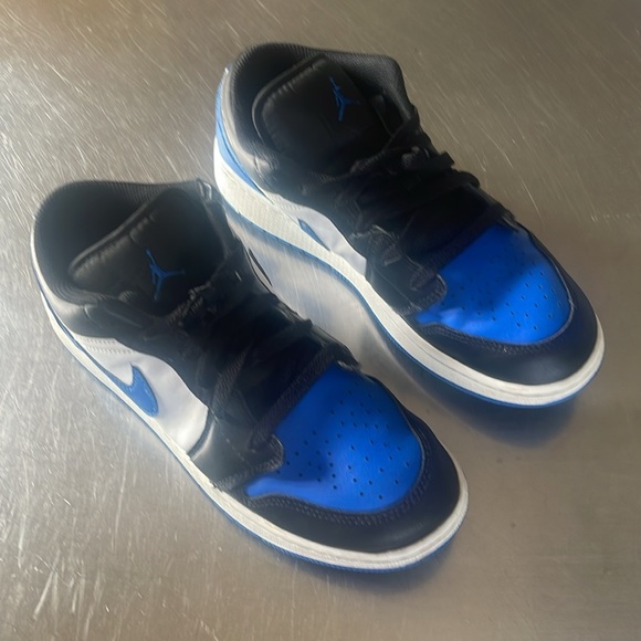 Air Jordan Low White/Royal Blue/Black - Picture 2 of 16